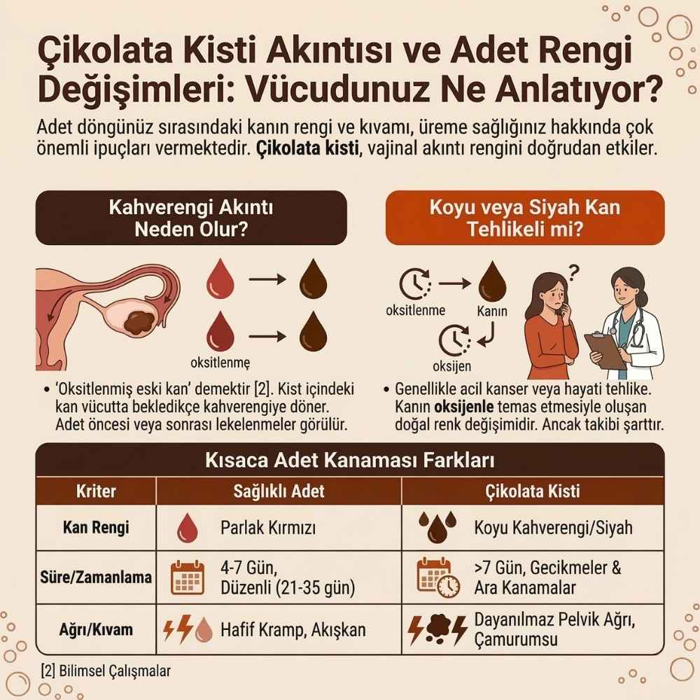 Çikolata kisti adet gecikmesi Kadınlar Kulübü